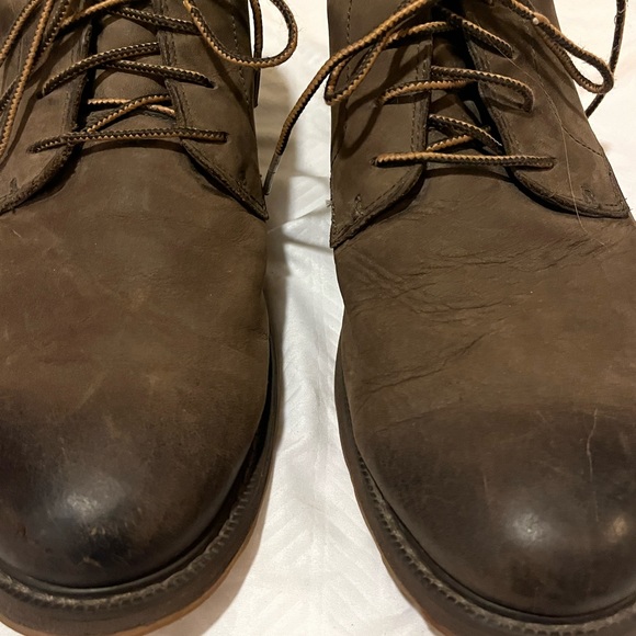 Sorel Brown Leather Ankle Boots - Picture 7 of 12